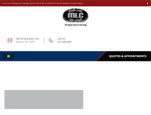 Tablet Screenshot of mainlinecollision.com